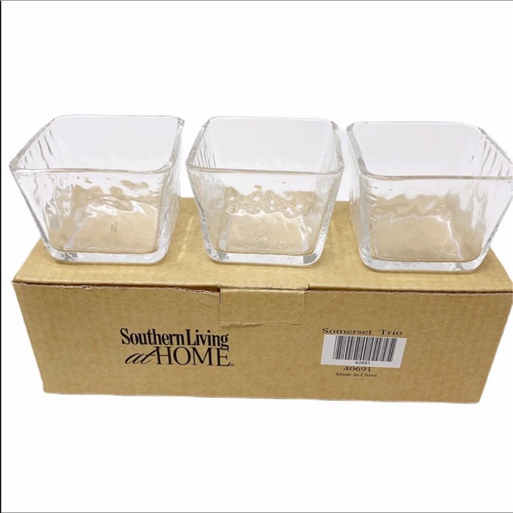 Southern Living Other - SOUTHERN LIVING at HOME clear somerset trio NWT